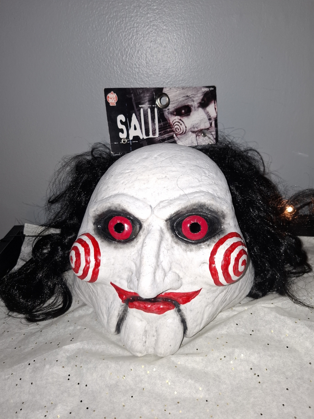 SAW Jigsaw Adult Horror Halloween Mask New!